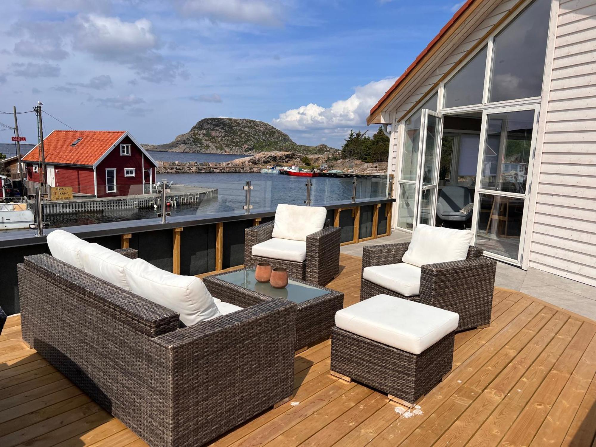 Апартаменты Korshamn Rorbuer Люнгдал Экстерьер фото